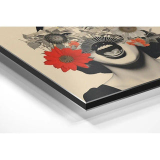 Floraison d'Émotions | Collage artistique | Reproduction Tableau Décoration murale affiche copie