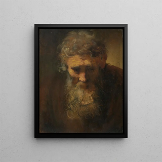 Follower of Rembrandt van Rijn - Study of an Old Man.webp