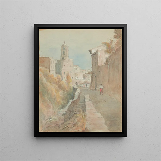 Frances Hodgkins - Spanish street scene.webp