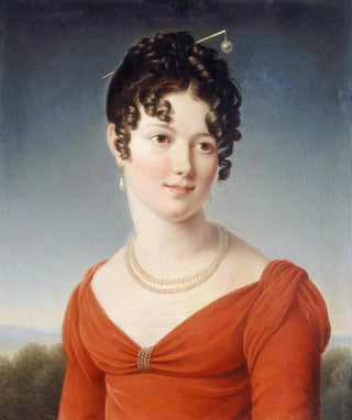 Franois Grard - Bust Portrait Of AlexandrineAnne De La Pallu Marquise De Flers 17861832.webp