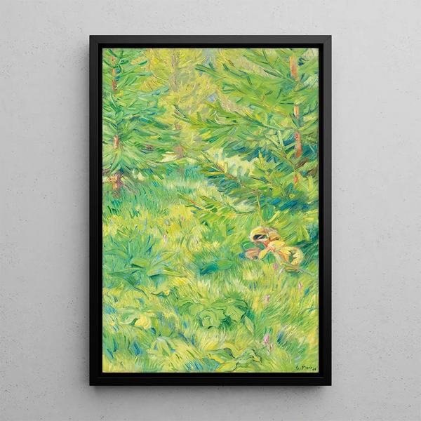 Studio verde - Franz Marc — quadro incorniciato alla parete