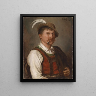 Franz von Defregger - Junger Bursch in Sonntagstracht.webp