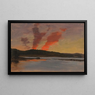 Frederic Edwin Church - Sunset Near Bar Harbor Maine.webp