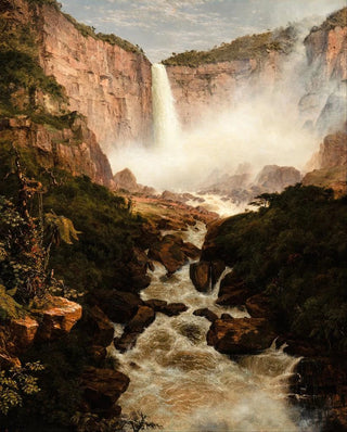 Frederic Edwin Church - The Falls of the Tequendama near Bogota New Granada.webp