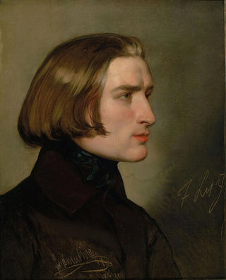 Friedrich von Amerling - Portrait of Franz Liszt.webp