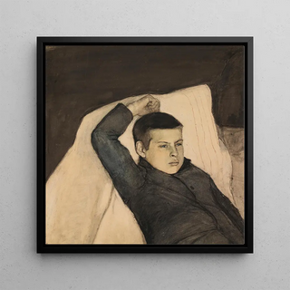 Garçon allongé - Magnus Enckell