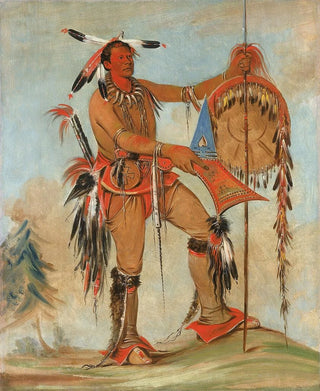 George Catlin - Ahmua The Whale One of Keeokks Principal Braves.webp