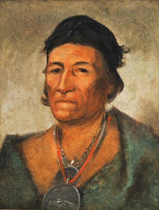 George Catlin - KoMnIKin Big Wave An Old And Distinguished Chief.webp
