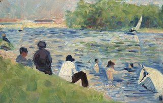 Georges Seurat - Bathers Study for Bathers at Asnires.webp