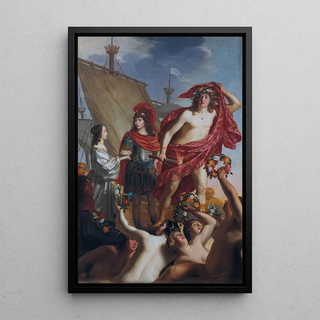 Gerard van Honthorst - The debarkation of Mary Stuart greeted by Willem II.webp