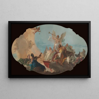 Giovanni Battista Tiepolo - The Glorification of the Barbaro Family.webp