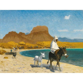 Golfe d'akaba - Jean-Léon Gérôme | Reproduction Tableau Décoration murale affiche copie