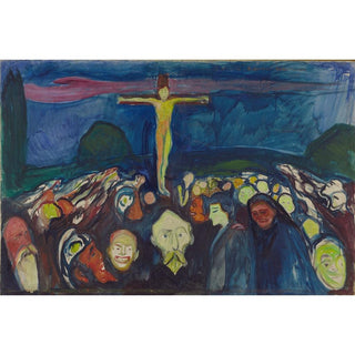 Golgotha - Edvard Munch | Reproduction Tableau Décoration murale affiche copie