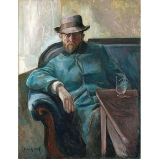 Hans Jæger - Edvard Munch | Reproduction Tableau Décoration murale affiche copie