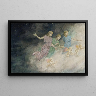 Hans Thoma - Angels Annunciation.webp