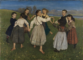 Hans Thoma - Children dancing in a Ring.webp