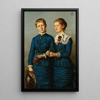 Hans Thoma - Portrait of the two daughters of the Haag family.webp