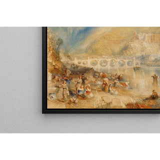 Heidelberg, avec un arc-en-ciel - Joseph Mallord William Turner | Reproduction Tableau Décoration murale affiche copie