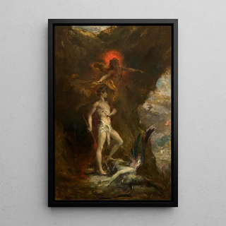 Henri Leopold Lvy - Oedipus conquers the Sphinx.webp