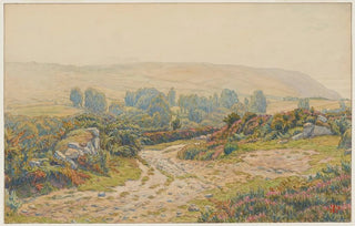 Henri Rivire - Brume et rose Landes de Pors Lonnec Morgat.webp