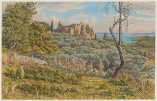 Henri Rivire - Le vieux chteau Bormes.webp