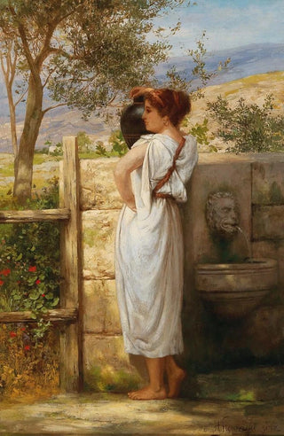 Henryk Siemiradzki - By the fountain II.webp