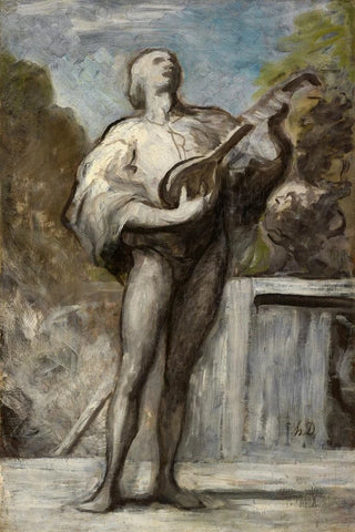 Honor Daumier - The Troubadour.webp