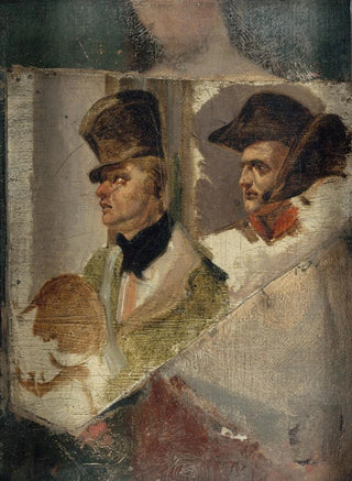 Horace Vernet - tudes de ttes pour La Barrire de Clichy Dfense de Paris le 30 mars 1814.webp