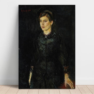 Inger in Black - Edvard Munch | Reproduction Tableau Décoration murale affiche copie