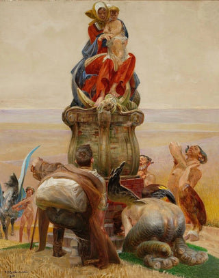 Jacek Malczewski - Adoration of Madonna.webp