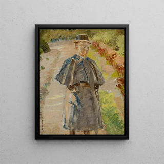 Jacek Malczewski - Boy in the garden sketch Rafa artists son.webp