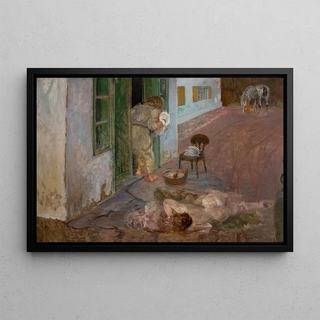 Jacek Malczewski - Dish washing Wielgie.webp