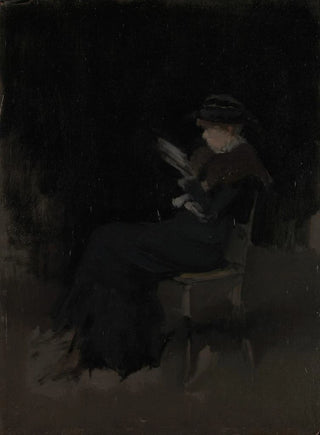 James Abbott McNeill Whistler - Arrangement in Black Girl Reading.webp