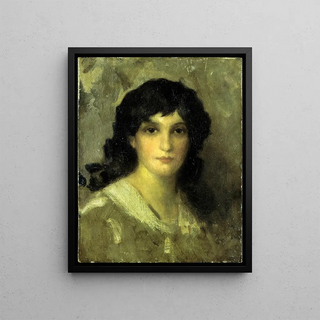 James Abbott McNeill Whistler - Head of a Young Woman.webp