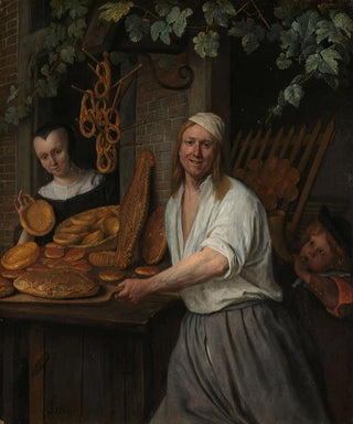 Jan Steen - The Baker Arent Oostwaard and his Wife Catharina Keizerswaard.webp
