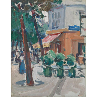 Jardin du Luxembourg - Paris - Samuel John Peploe | Reproduction Tableau Décoration murale affiche copie