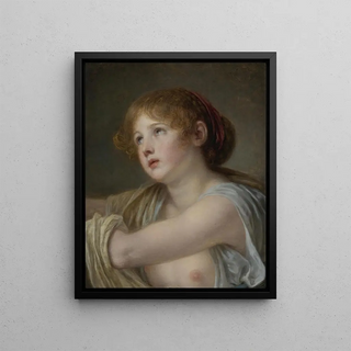 JeanBaptiste Greuze - Bust Of A Young Woman.webp