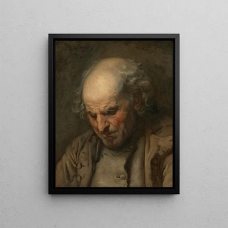 JeanBaptiste Greuze - Study Of An Old Man Head And Shoulders.webp