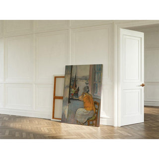 Jeune Femme devant la Fenêtre Ouverte à l'Île d'Yeu - Henri Lebasque | Reproduction Tableau Décoration murale affiche copie