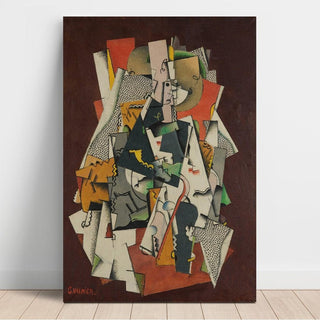 Jeune Fille Assise - Georges Valmier | Reproduction Tableau Décoration murale affiche copie