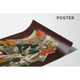 Jeune Fille Assise - Georges Valmier | Reproduction Tableau Décoration murale affiche copie