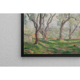 Jeune Fille Endormie sous les Arbres - Henri Lebasque | Reproduction Tableau Décoration murale affiche copie