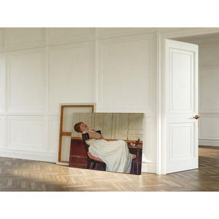 Jeune fille riant - Raffaello Sorbi | Reproduction Tableau Décoration murale affiche copie