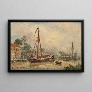 Johan Barthold Jongkind - Environs de Dordrecht.webp