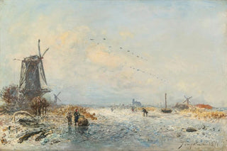 Johan Barthold Jongkind - Scne Dhiver En Hollande.webp