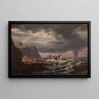 Johan Christian Dahl - Shipwreck on the Coast of Norway.webp