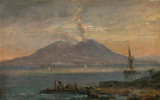 Johan Christian Dahl - Vesuvius seen from Posillipo.webp