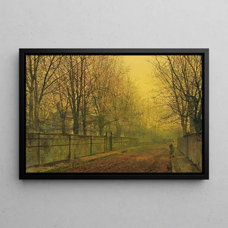 John Atkinson Grimshaw - In The Golden Glow Of Autumn.webp