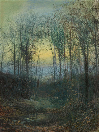 John Atkinson Grimshaw - Lovers in a wood.webp