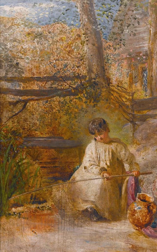 John Linnell - A Boy Fishing.webp